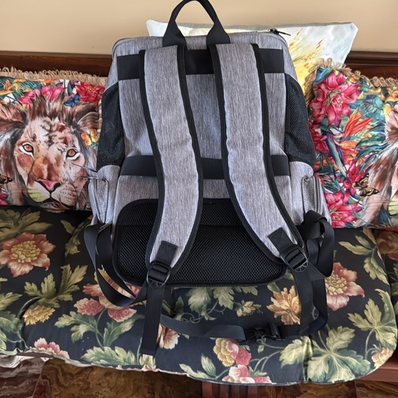 Gray Pet Carrier Backpack - Picture 6 of 12